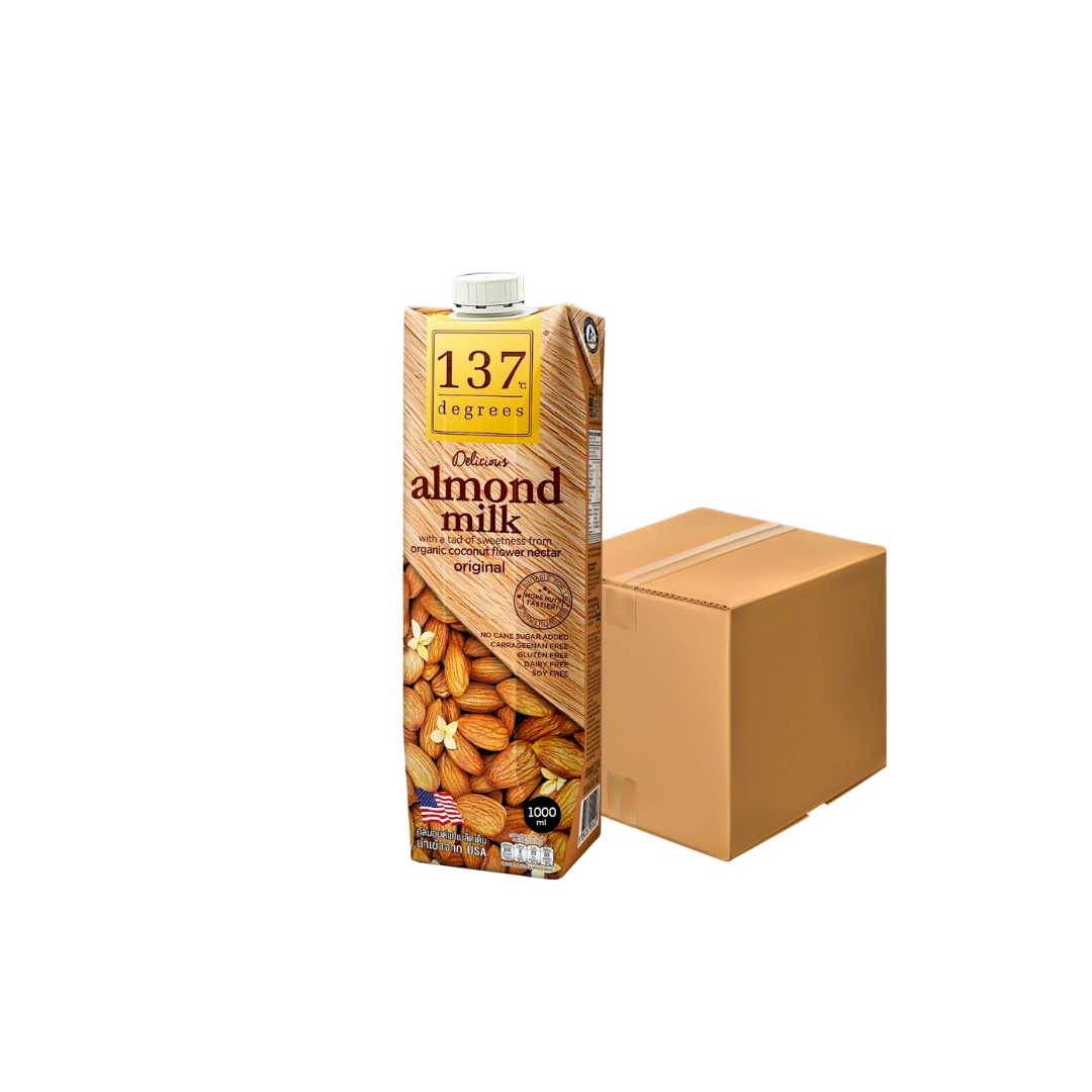 ยกลัง 137 Degrees Almond Milk Original นมอัลมอนด์ สูตรดั้งเดิม
