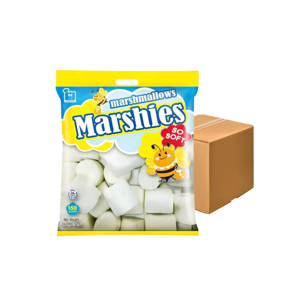 ยกลัง Marshies มาชเมลโล่ สีขาว ใหญ่ 150g