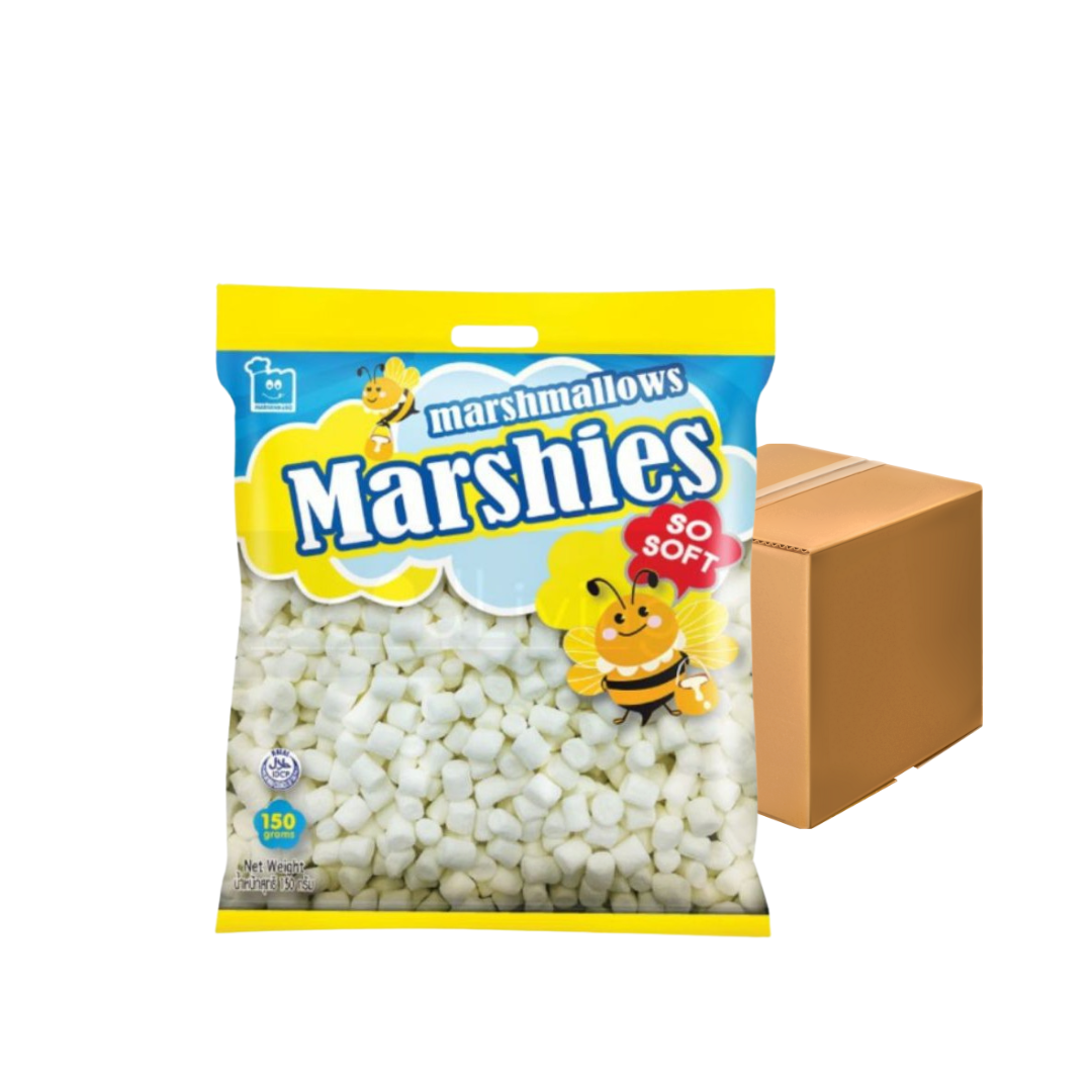 ยกลัง Marshies มาชเมลโล่ สีขาว เล็ก 150g