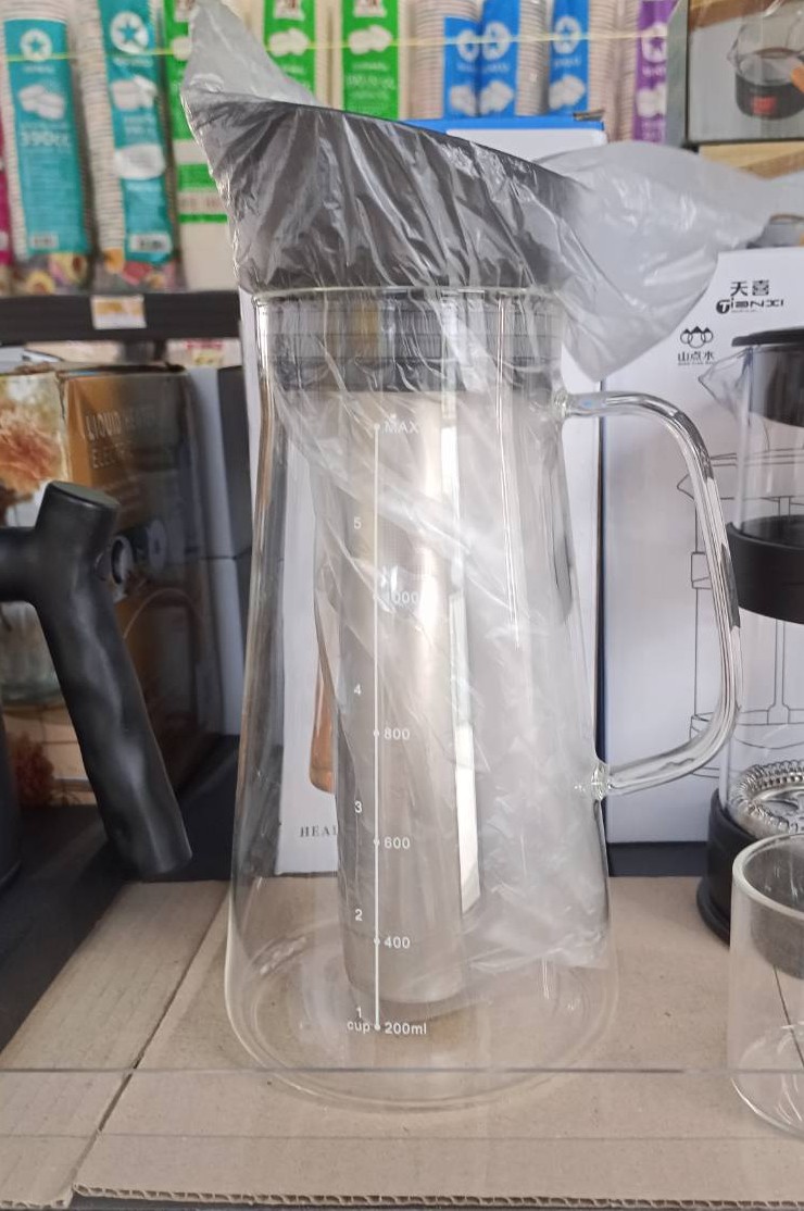 Cold brew coffee glass