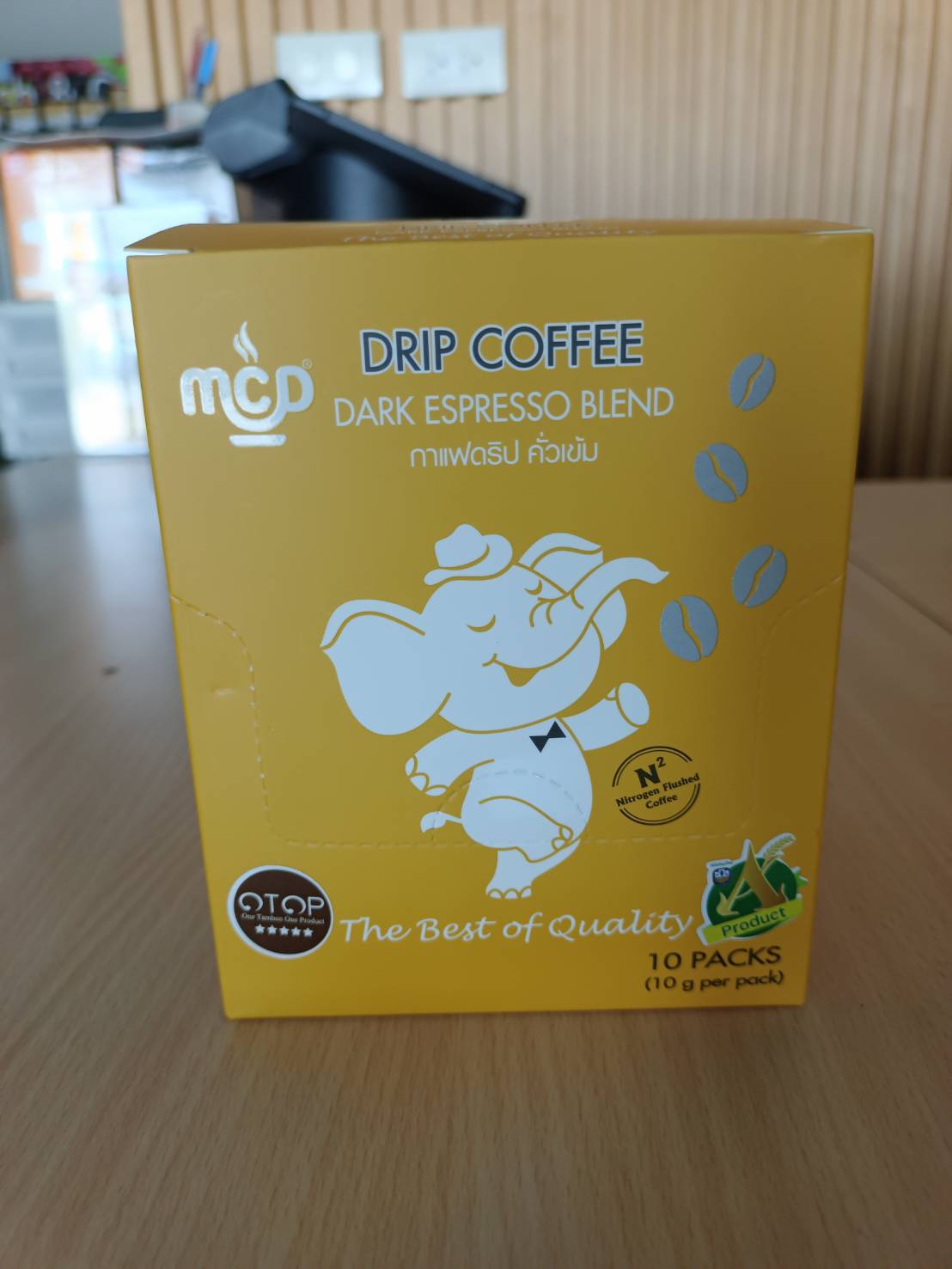 กาแฟ MCD Drip Coffee Dark Espresso คั่วเข้ม ( 10 ซอง)
