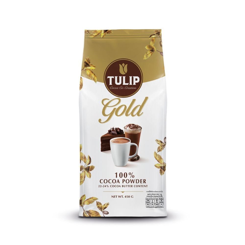 ยกลัง ผงโกโก้ ทิวลิป Gold ถุง 450g