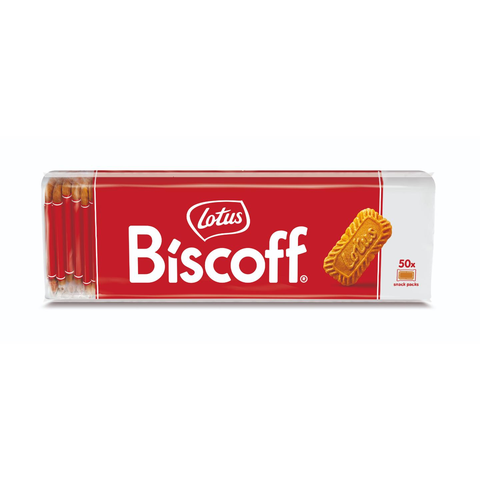 ยกลัง Lotus Biscoff biscuit 312.5g (1P x 50ชิ้น)