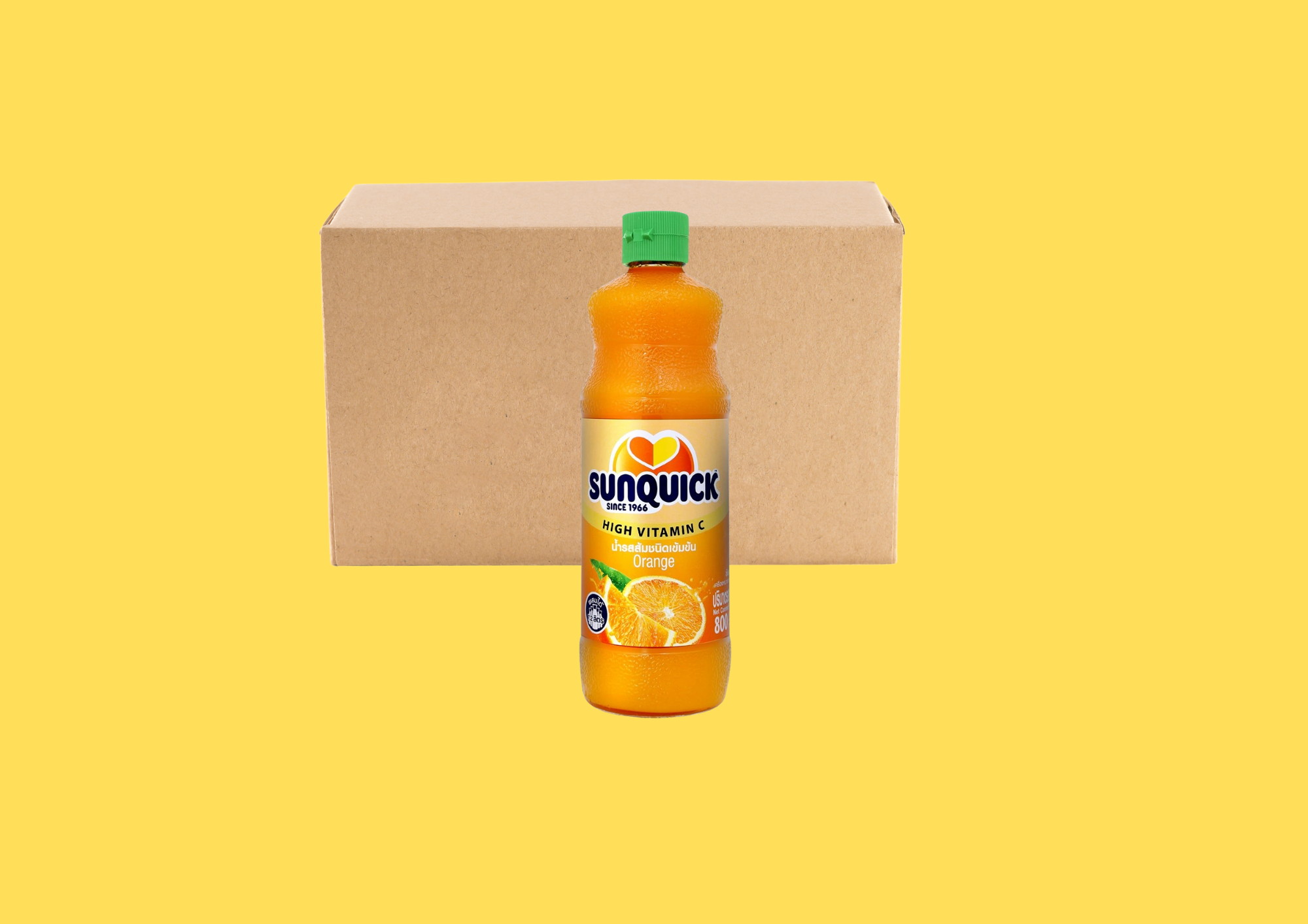ยกลัง น้ำส้ม เข้มข้น ซันควิก Sunquick