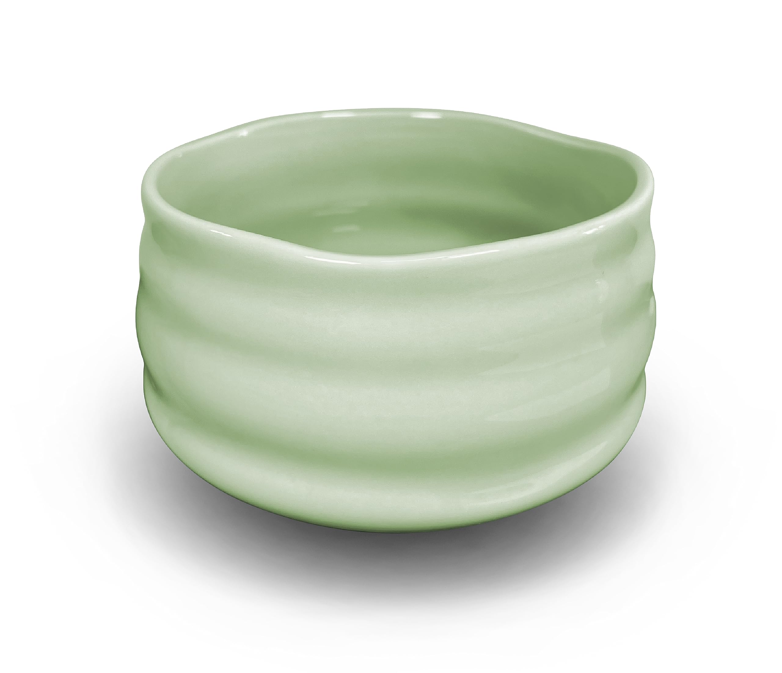 ถ้วยมัทฉะ เซรามิค สีเขียว Chawan