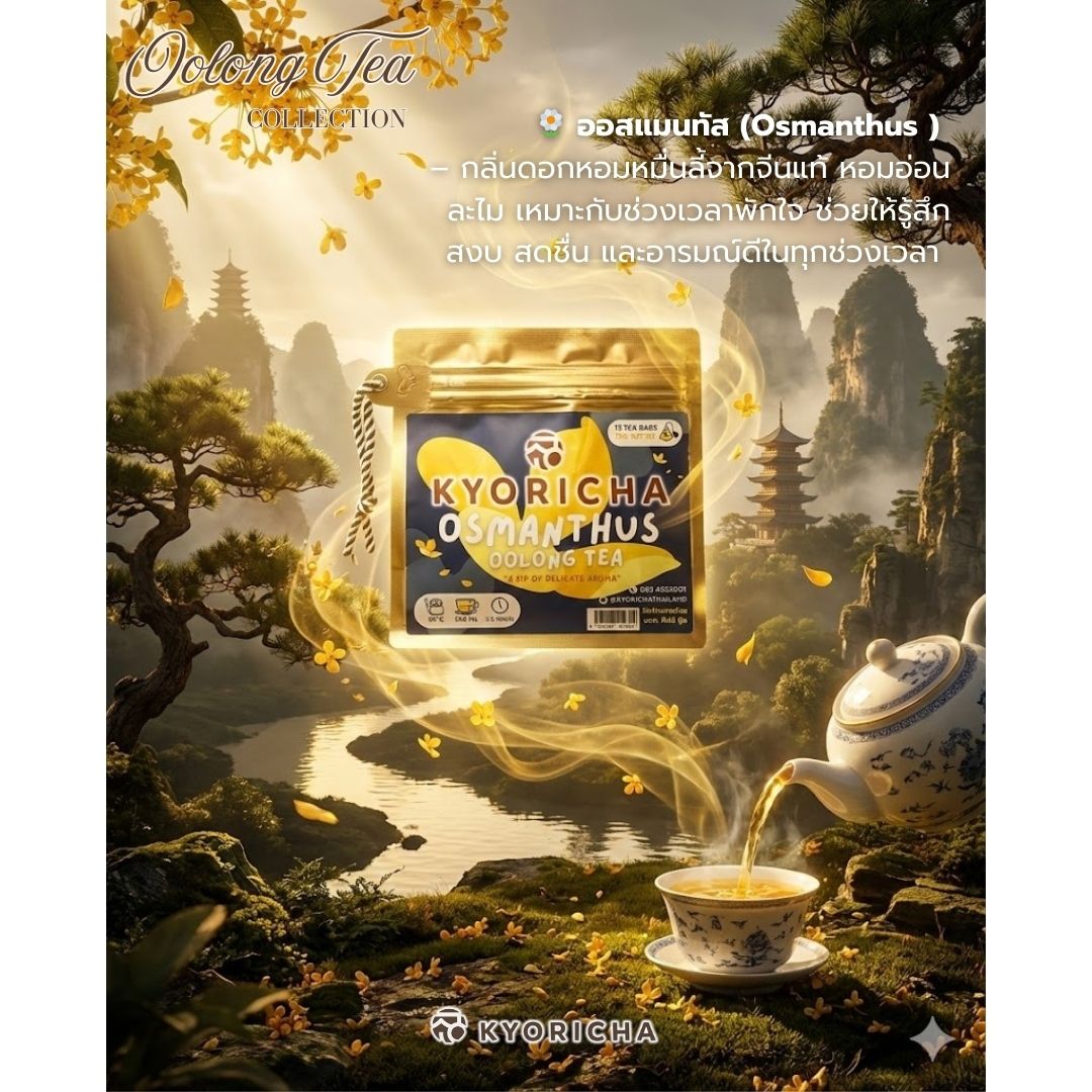 ยกลัง KYORICHA Osmanthus Oolong Tea (แบบซอง)