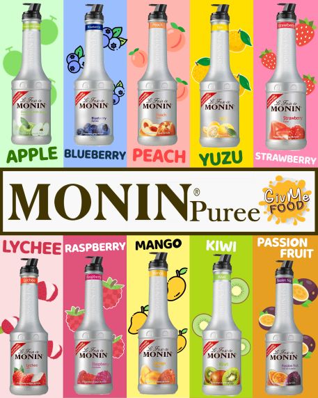 โมนิน เพียวเร่ 🍑 MONIN Puree 1L.