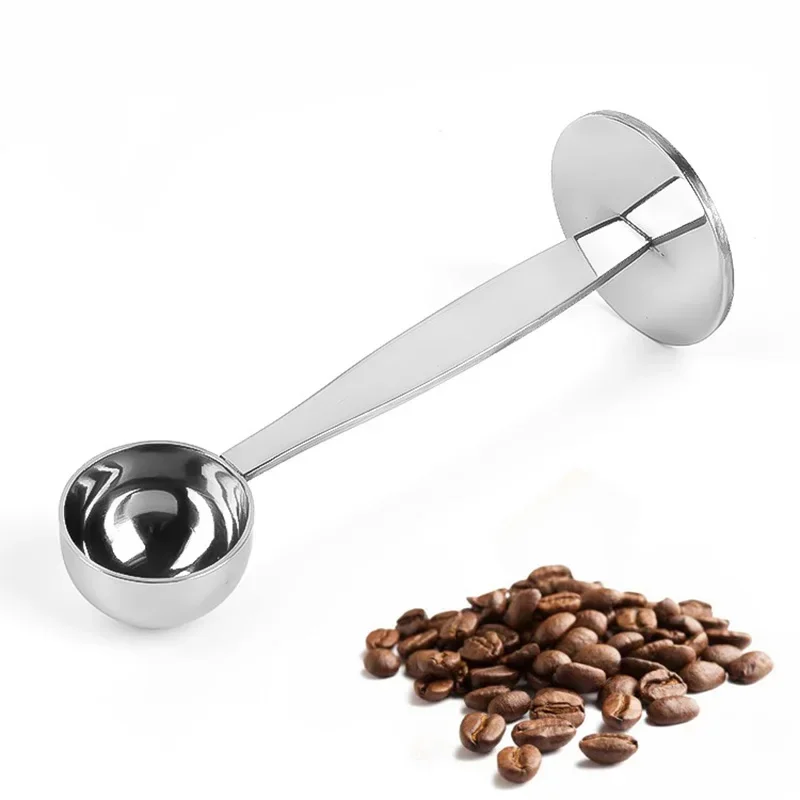ช้อนตักกาแฟ ปลาย Tamper สแตนเลส