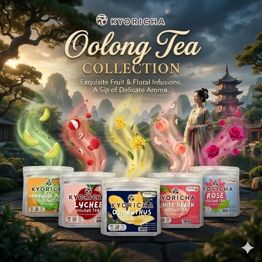 KYORICHA ใบชา Oolong Tea มี 5 รสชาติ (แบบซอง)