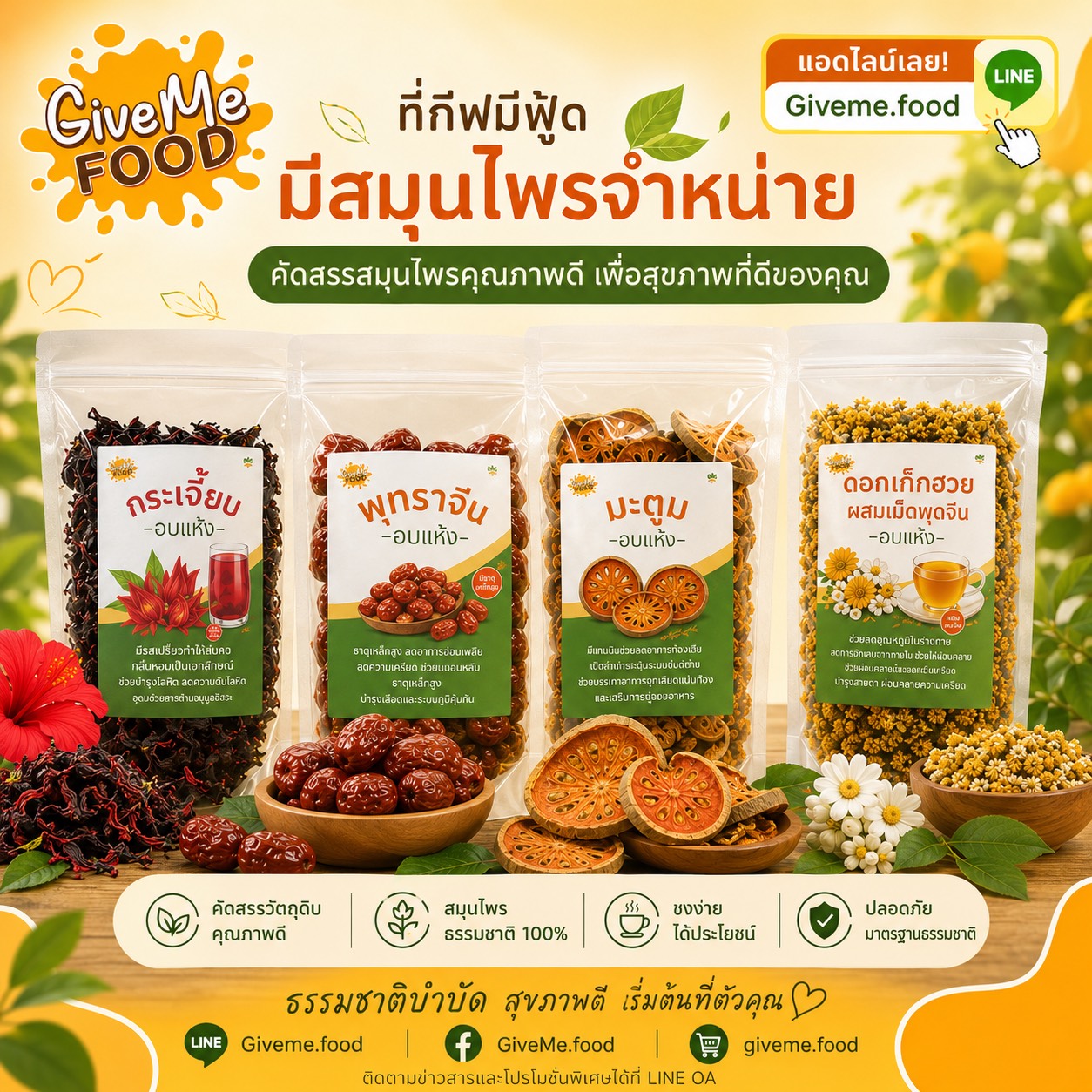 ดอกไม้สมุนไพรเพื่อสุขภาพ โครงการหลวง