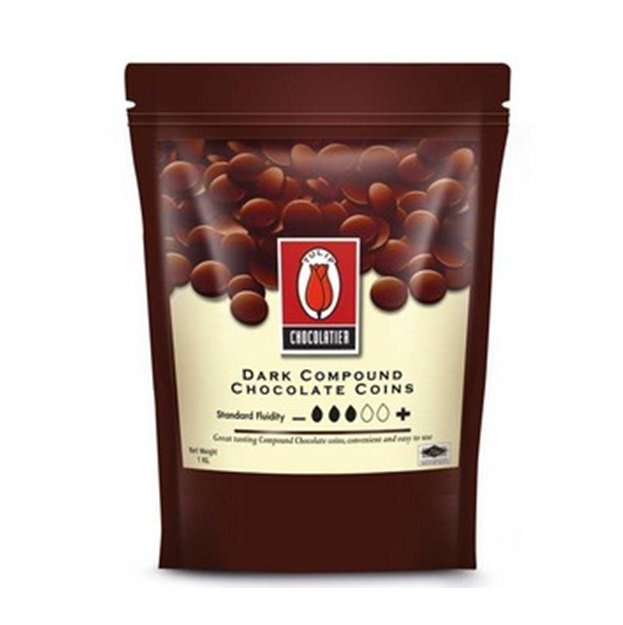 ยกลัง Tulip Dark Choc Compound Coin