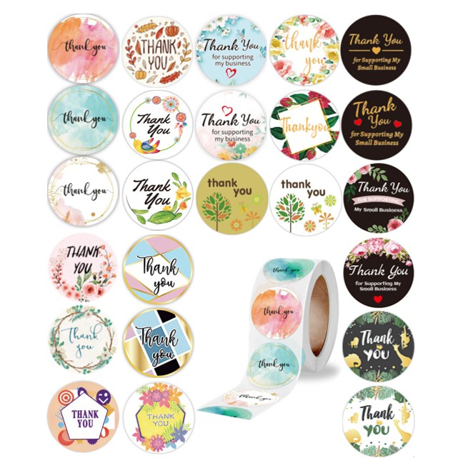 รวมรายการสติ๊กเกอร์ตกแต่งบรรจุภัณฑ์และปิดปากแก้ว (Sticker Collection)