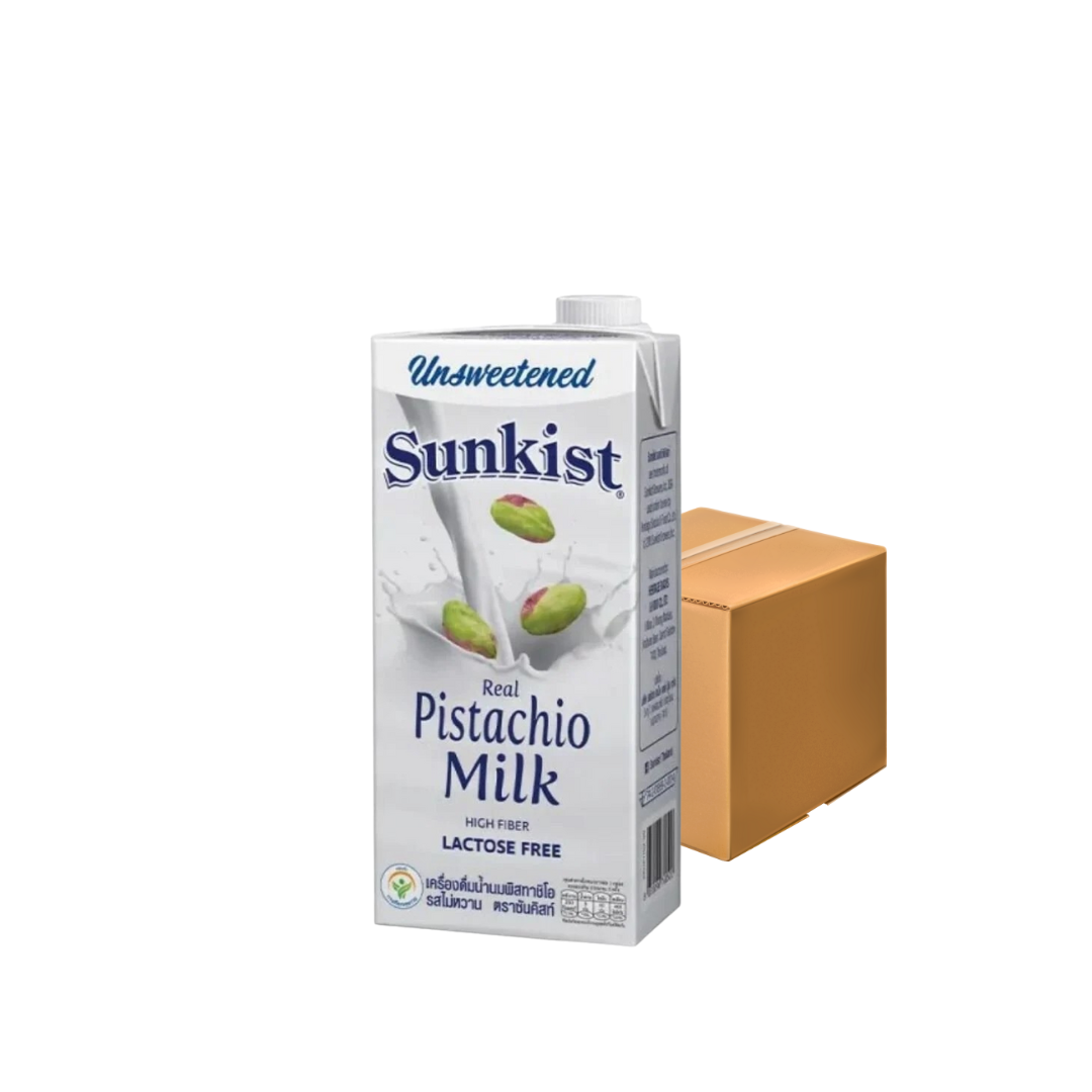 ยกลัง Sunkist Unsweetened Pistachio milk นมพิสทาชิโอ รสไม่หวาน 946 ml.