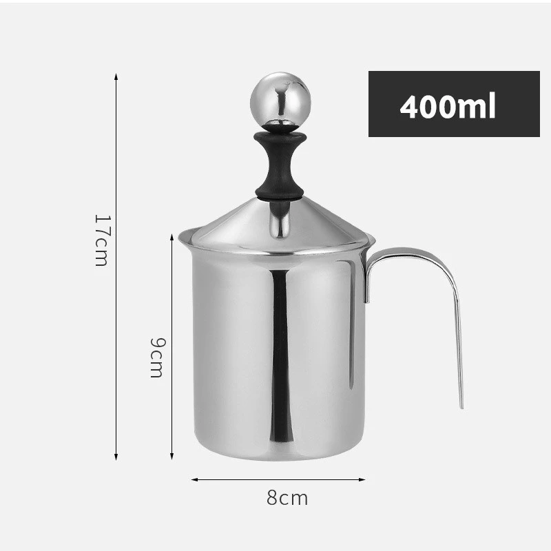 ถ้วยปั๊มฟองนม 400ml / 800ml