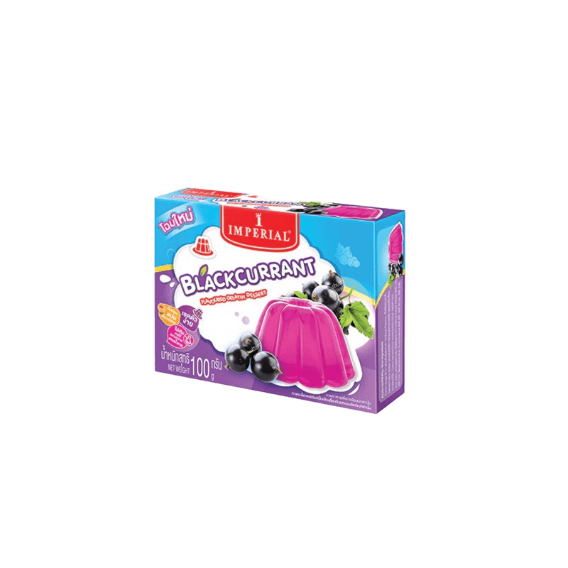 Imperial ผงวุ้นเจลาติน แบล็คเคอร์เร้นท์ Blackcurrant