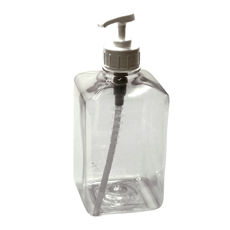ขวดพลาสติกใส + หัวปั๊ม 10cc. ขนาด 1600ML