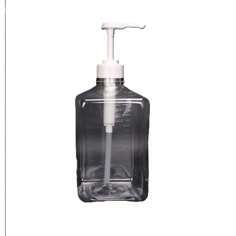 ขวดแก้วไซรัป + หัวปั๊ม 1100ML.