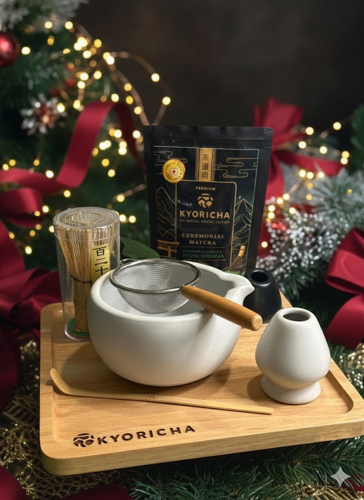 Kyoricha Matcha Gift Set (Premium) สีขาว